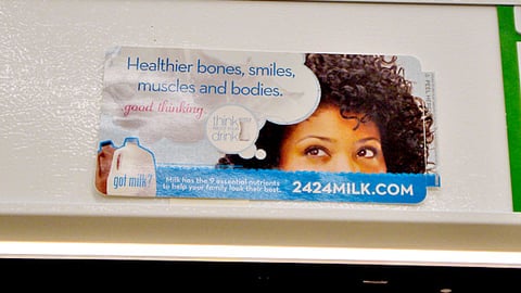 MilkPEP 'Think About Your Drink' Sticker