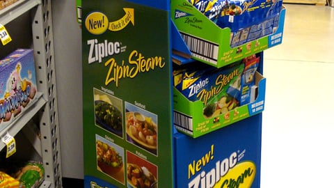 Ziploc Zip 'n Steam Floorstand