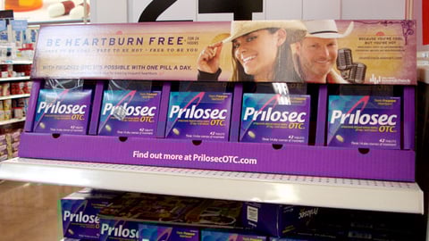 Prilosec Wal-Mart 'Soundcheck' Shelf Tray