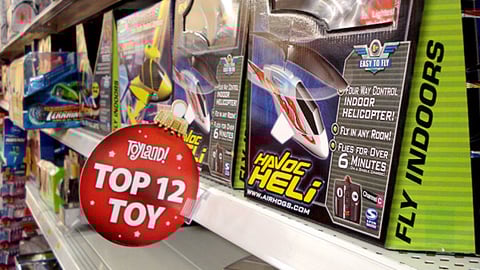 Wal-Mart 'Top 12 Toy' Shelf Tag