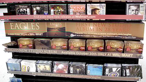 Wal-Mart 'The Long Road' Shelf Display