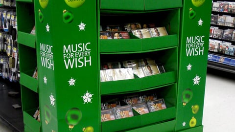 Wal-Mart Holiday Music Half-Pallet