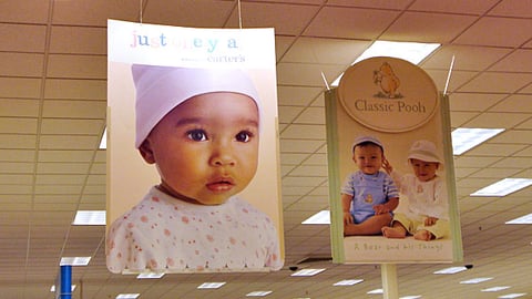 Target Infant Apparel Ceiling Banners