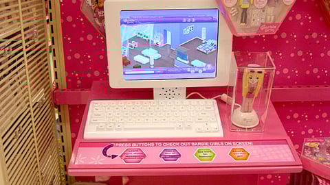 Barbie Girls Endcap Kiosk