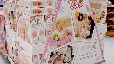 Bright Starts Pink Collection Pallet