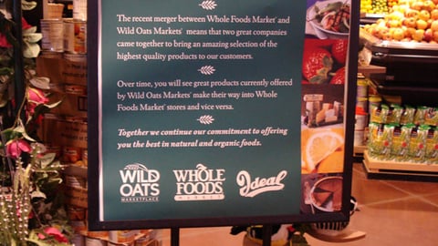 Whole Foods/Wild Oats 'Fresh Approach' Stanchion