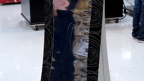 Wal-Mart 'Treat Street' Mirror Standee