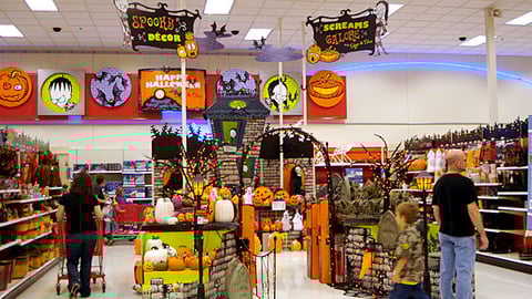 Target Halloween Department