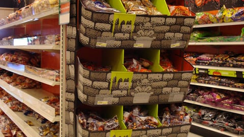 Target 'Scream for Savings' Candy Endcap