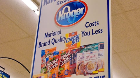 Kroger Private Label Guarantee Banner