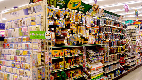 King Soopers Crayola In-Line Display