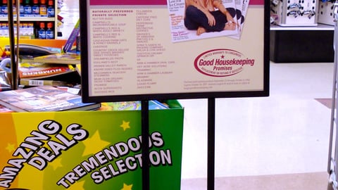 Kroger 'Good Housekeeping' Stanchion