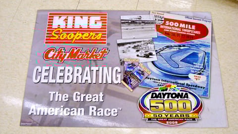 Kroger 'Great American Race' Floor Cling