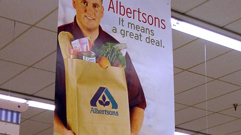 Albertsons 'It Means a Great Deal' Ceiling Banner