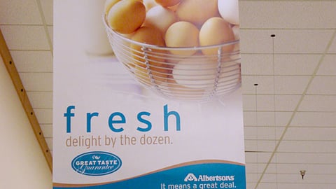 Albertsons LLC Ceiling Banner