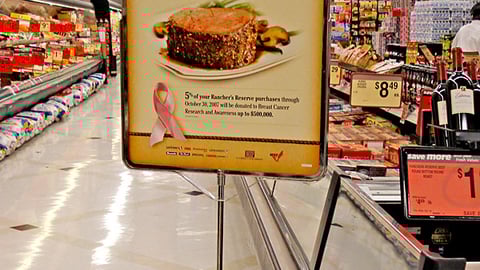 Safeway Rancher's Reserve Cause Stanchion