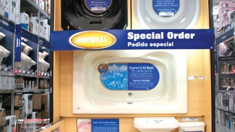 Lowe's Jacuzzi Endcap