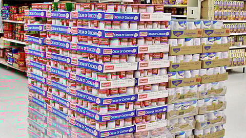 Wal-Mart Campbell Holiday Case Stack