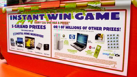 'Shrek the Third' Wal-Mart Game Sign