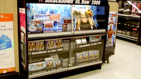 Wal-Mart 'WWE Smackdown 2008' Display Case 