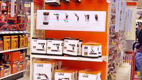 Target Black & Decker VPX Endcap