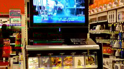 Target Sony Blu-Ray Endcap