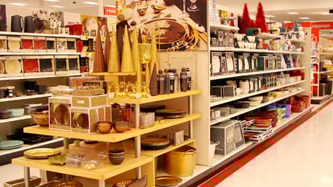 Target Holiday Decor Gondola