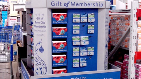 Sam's Club Membership Card Pallet