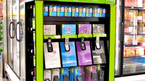 Food 4 Less i-wireless Phone Endcap