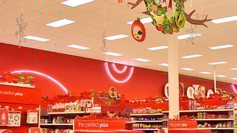 Target Holiday Department Merchandising