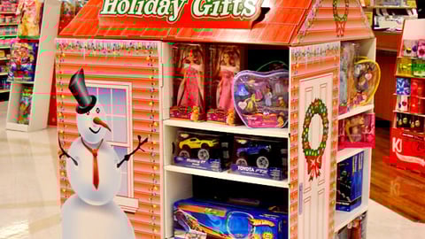 Dominick's Holiday Gifts Pallet Display