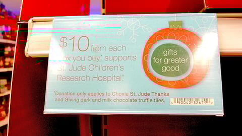 Target Choxie St. Jude Shelf Tag