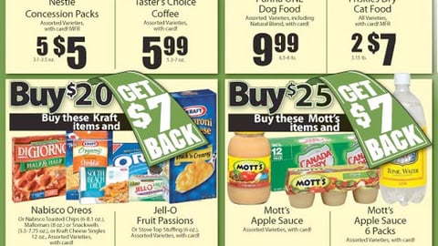 A&P 'Bonus Bucks' Feature