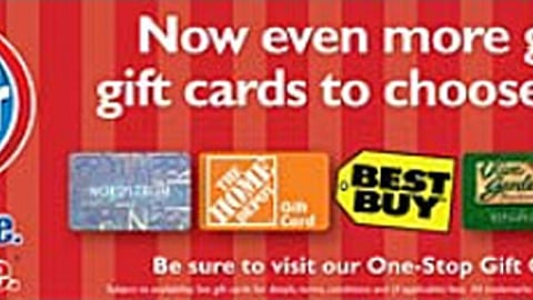 Kroger Gift Card Shop Feature