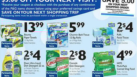 Albertsons/P&G Rebate Feature