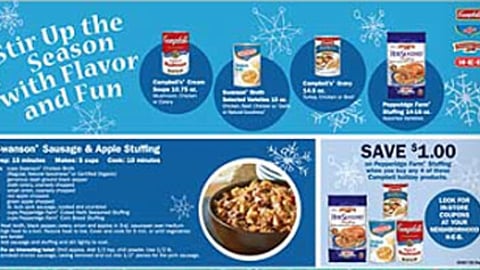 H-E-B Campbell Holiday Feature