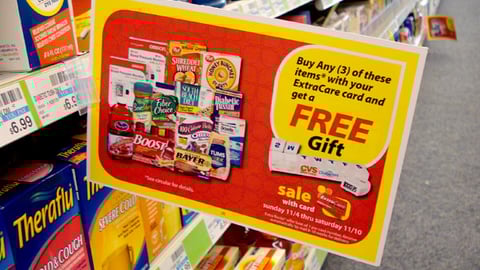 CVS Diabetes Month Shelf Sign