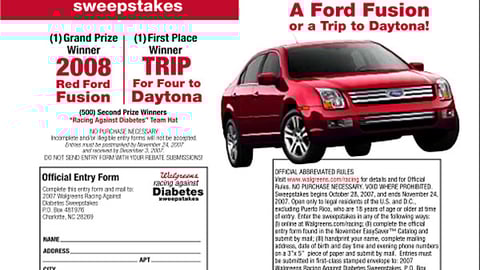 Walgreens Diabetes Sweeps Feature