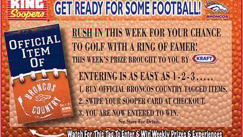 King Soopers Denver Broncos Feature