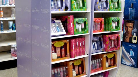 Calgon Gift Fragrance Floorstands