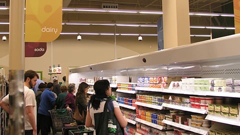 Fresh & Easy Dairy & Beverage Aisle
