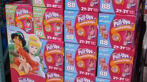 Huggies Pull-Ups Disney Princess Case Stack