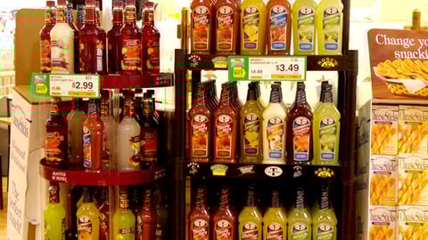 Mr and Mrs T Drink Mix Floorstands