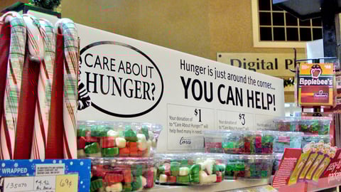 Wegmans/Caress 'Care About Hunger' Header