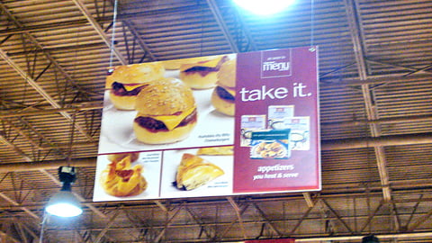 Wegmans Menu Appetizers Ceiling Banner