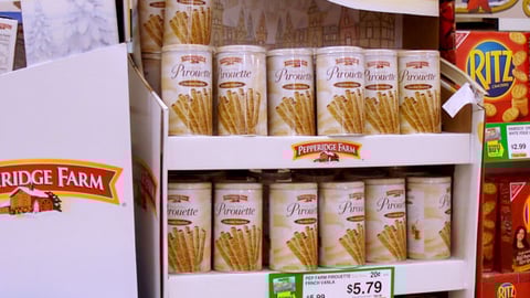 Pepperidge Farm "Fred Claus" Floorstand