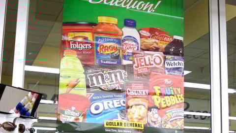 Dollar General 'Discover the Selection' Poster