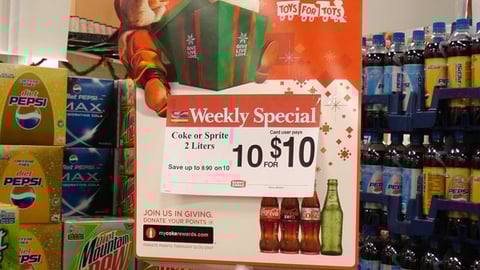 Coca-Cola Toys for Tots Pole Topper