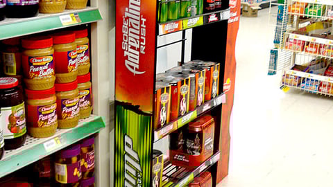 Dollar General Pepsi Energy Drink Floorstand