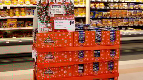 Hershey's Kisses 'Holiday Creations' Half-Pallet